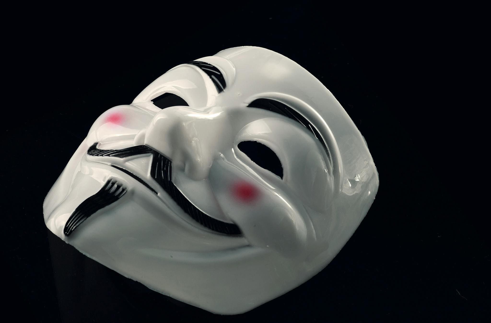 Maske als Symbolbild für das maskieren eines Links